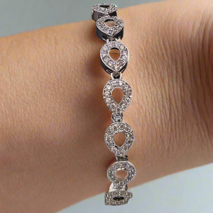Silver Zircone Bracelet