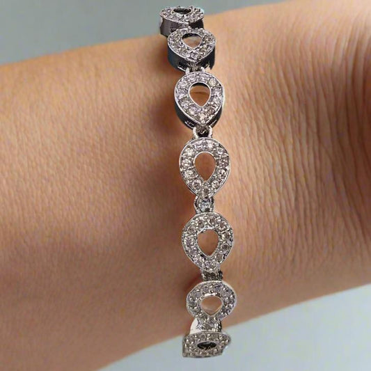 Silver Zircone Bracelet