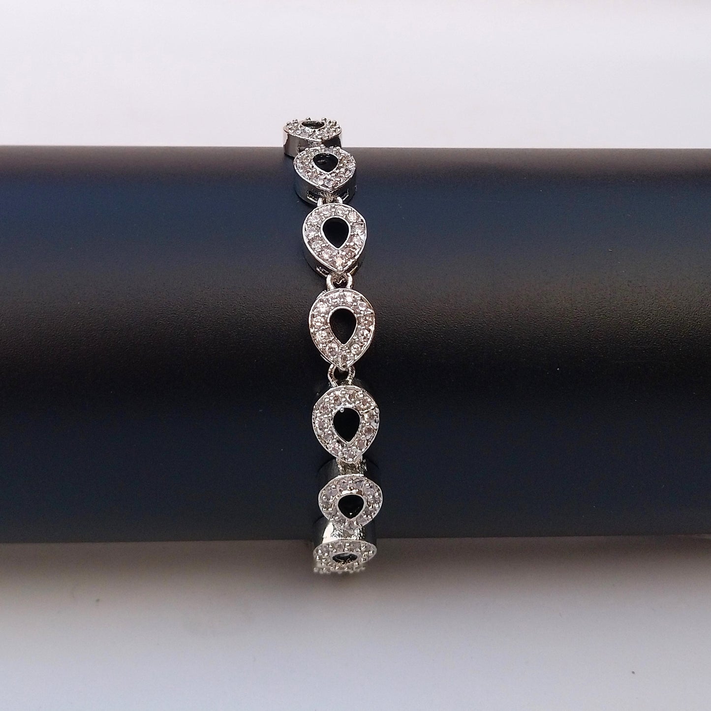 Zircon Oval Style Bracelet