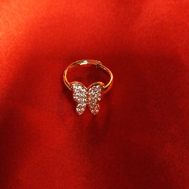 Golden Butterfly Necklace Set