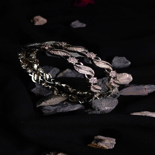 Antique Silver Kara Set