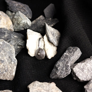 German Silver Oxidized Nose Cuff