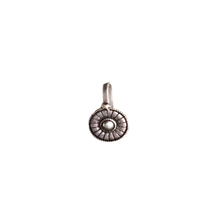 German Silver Oxidized Nose Cuff