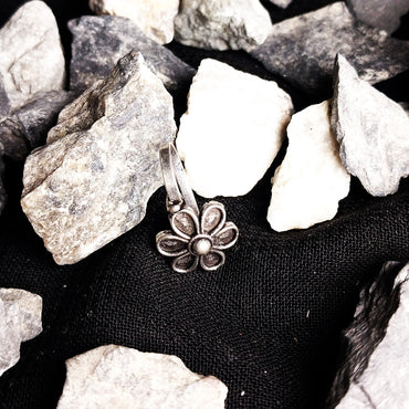 German Silver Oxidized Nose Cuff