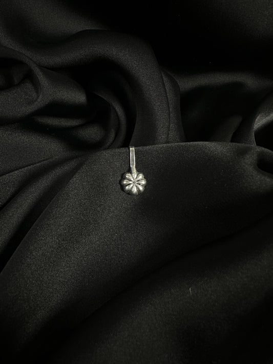 German Silver Oxidized Nose Cuff