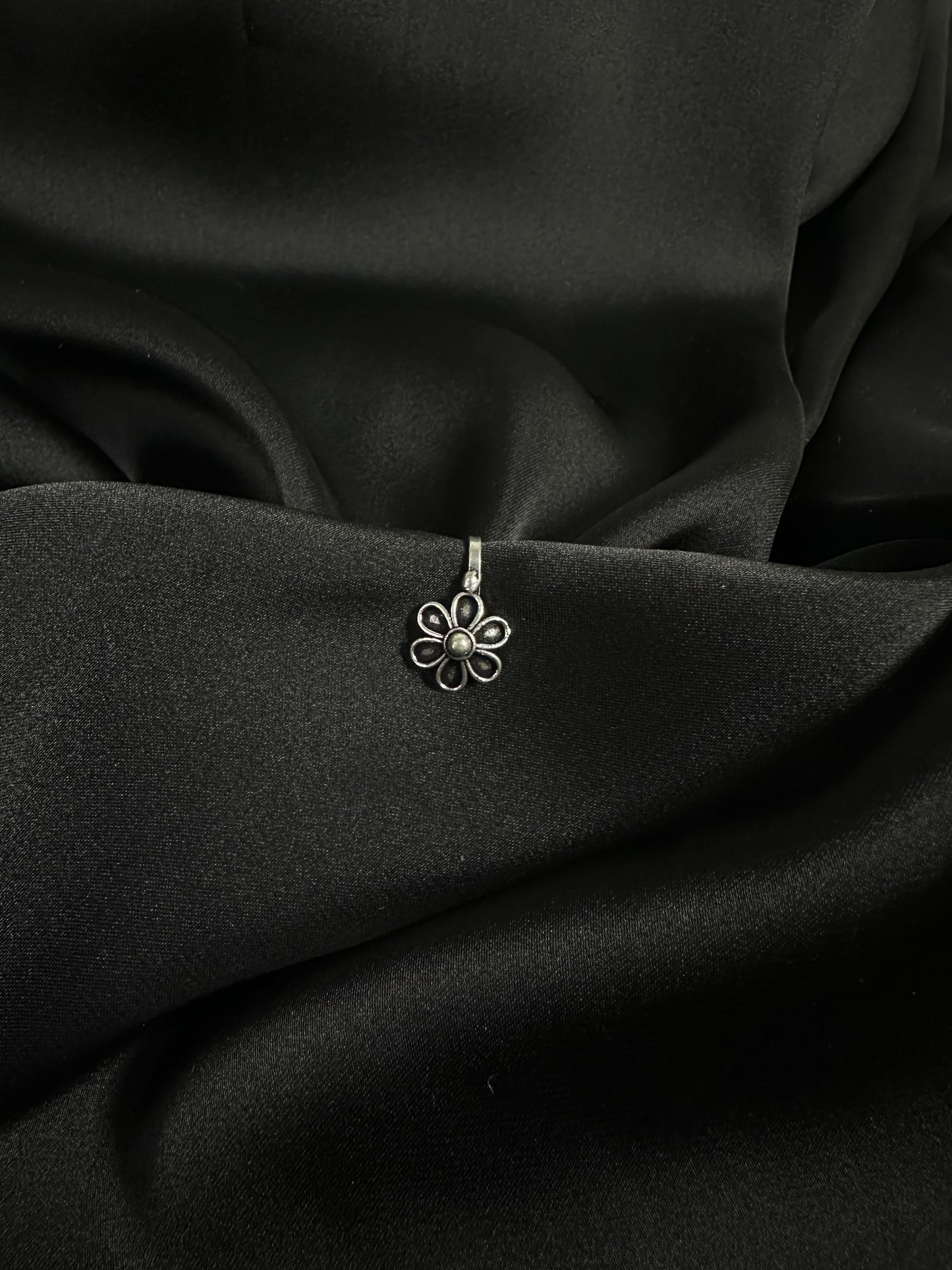 German Silver Oxidized Nose Cuff