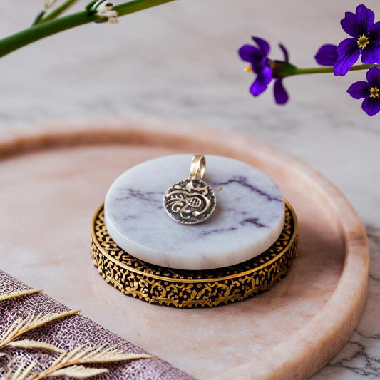 German Silver Oxidized Nose Cuff