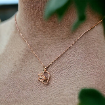 Golden Heart Necklace